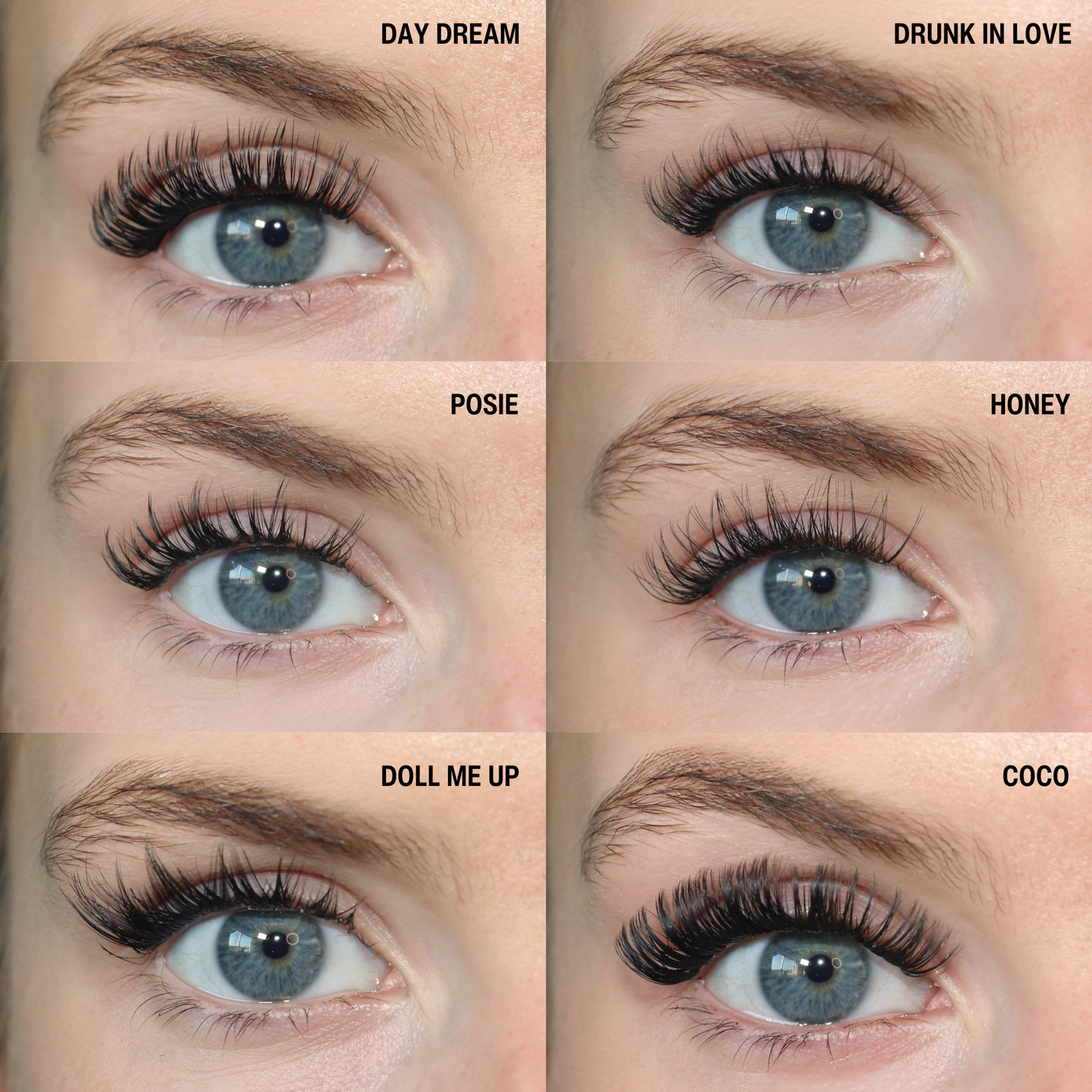 PRE-MAPPED LASHES - HONEY