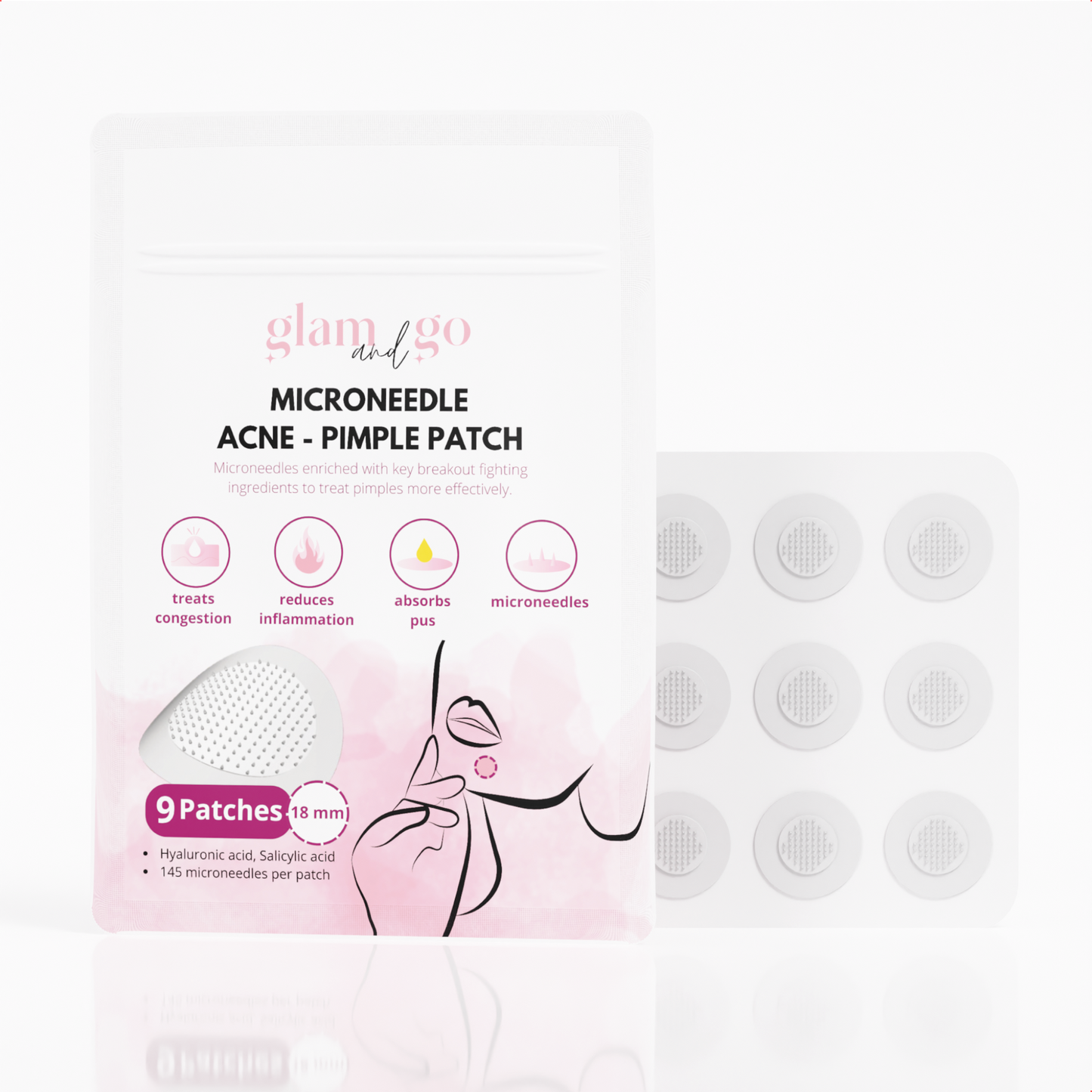 MICRONEEDLE ACNE - PIMPLE PATCH